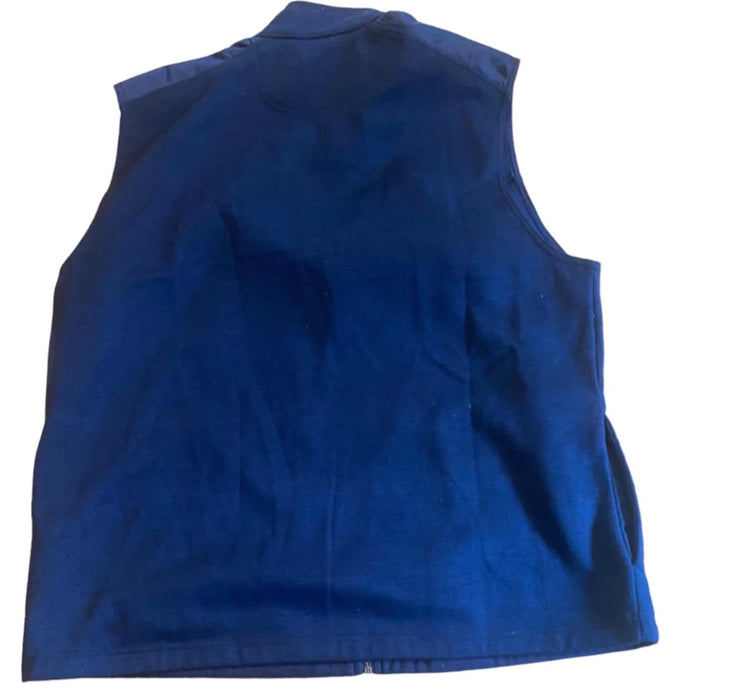 IZOD Men's Sleeveless Full-Zip Vest Jacket Navy Blue (Size: XL) NWT