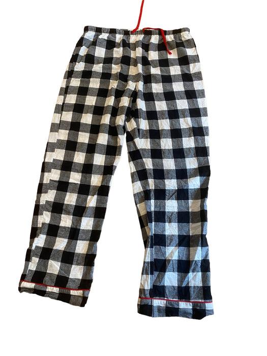 Wondershop Men's Plaid Fleece 2 Piece Pajamas Set Black/White (Size: Large)