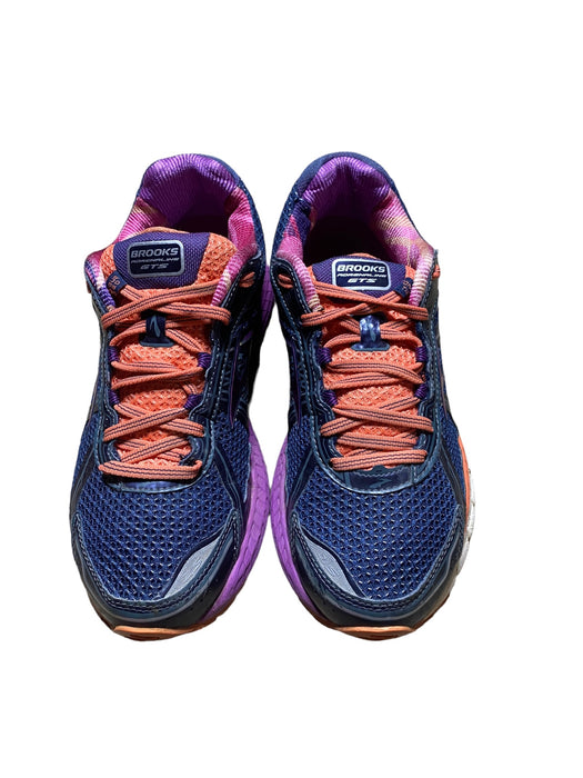 Brooks Adrenaline GTS 15 Blue Purple Running Shoes Women's (Size: 9) 1201741B458