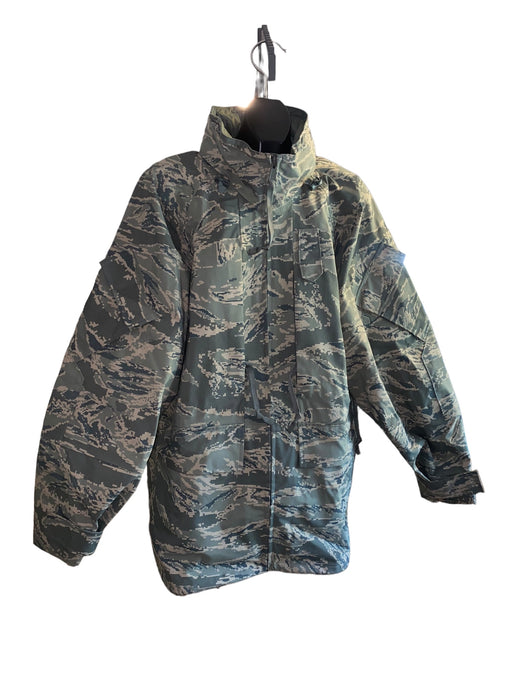 US Military ABU Camouflage All Purpose Nylon Gore-Tex Jacket (Size: L-Reg) NWOT