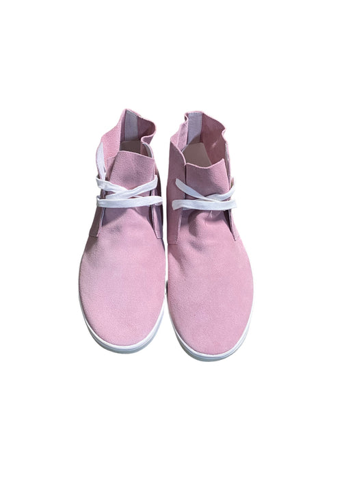 Steve Madden Chester Pink White Suede Chukka Ankle Shoes Women's (Size: 11)