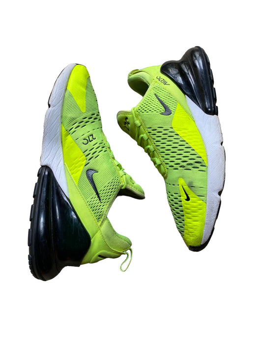 Nike Air Max 270 'Volt' Yellow Black Running Shoes Men's (Size: 9) A01023-501