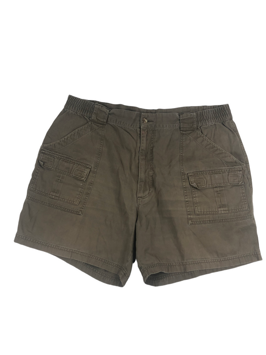 MCM 6 Pocket Comfort Waist Cargo Shorts Brown Men's (Size: 42)