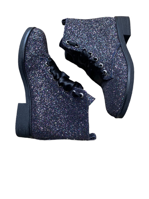 Dirty Laundry Glitter Bomb Sparkly Black Fashion Boots Shoes Women's (Size: 8.5)