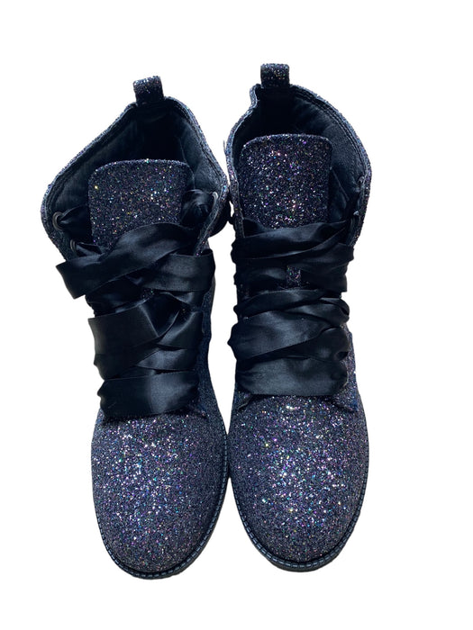 Dirty Laundry Glitter Bomb Sparkly Black Fashion Boots Shoes Women's (Size: 8.5)