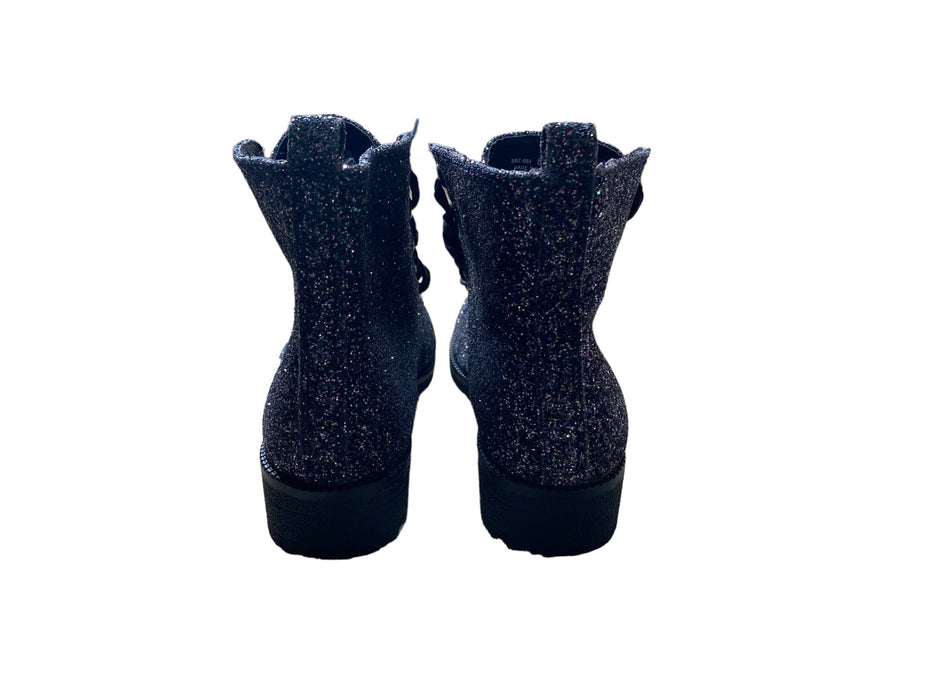 Dirty Laundry Glitter Bomb Sparkly Black Fashion Boots Shoes Women's (Size: 8.5)