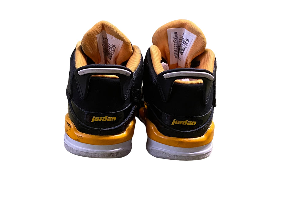 Jordan Dub Zero Black & Yellow Taxi  Running Shoes Toddlers (Sz: 6c) DV1358-017