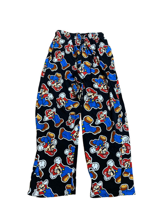 Super Mario Boys Logo Lounge Pants Red/Blue (Size: Small)