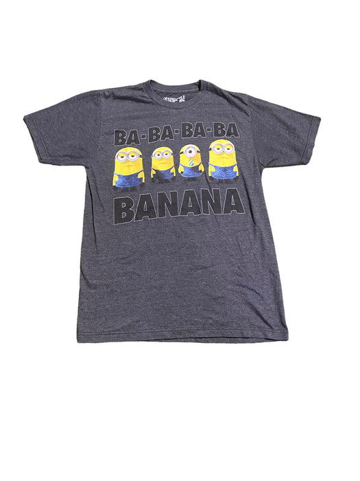 Despicable Me Boys Graphic Print T-Shirt Gray (Size: Small)