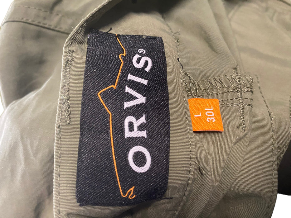 Orvis Men's Nylon Hiking Pants Olive Green (Size: Large)