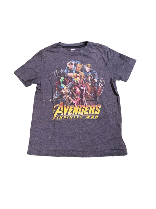 Avengers Infinity War Boys Graphic T-Shirt Gray (Size: Small 6/7)