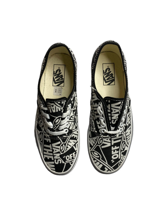 Vans Era Off The Wall Logo Black White Skateboard Shoes Men's (Size: 7) 721356