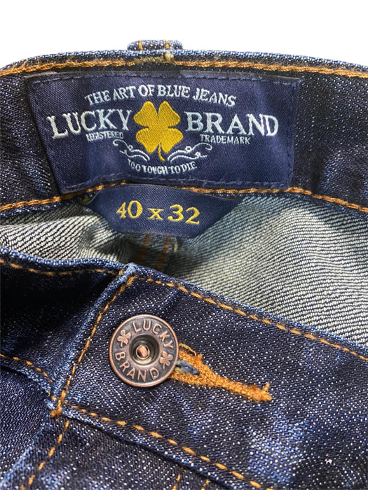 Lucky Brand 361 Men's Vintage Straight Jeans Dark Blue Wash (Size: 40 x 32)