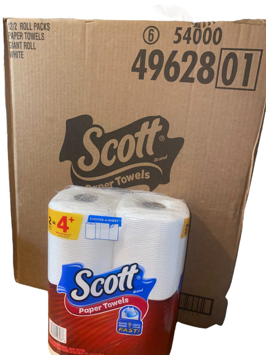 Scott Paper Towels Double Rolls Bulk Buys 24 Rolls per Case x 10 = 240 Rolls