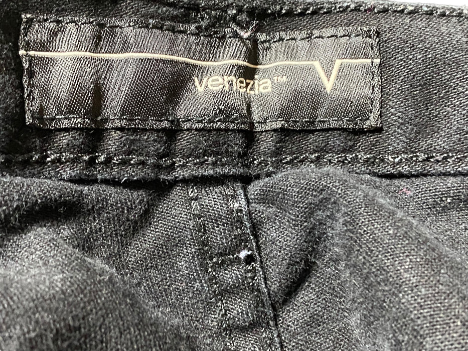 Venezia Women's Easy Fit Average Dark Wash Jeans Black (Size: 24A)