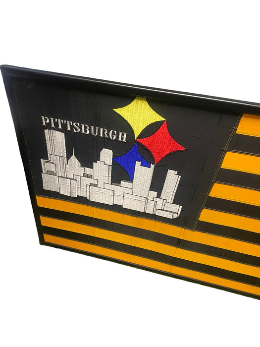 Pittsburgh Steelers NFL Large Framed Flag 57" x 42"