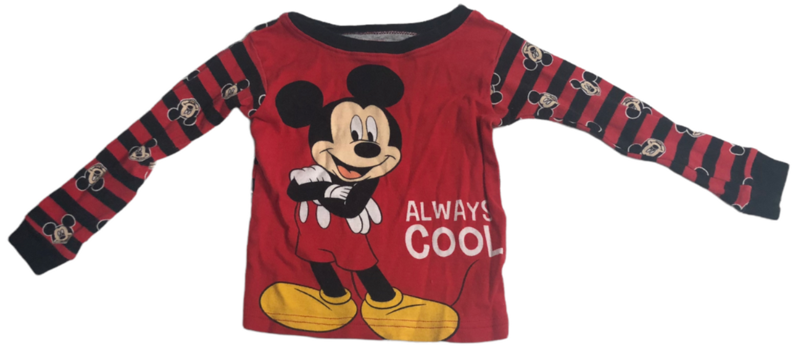 Mickey Mouse and the Roadster Racers Long Sleeve Pajama Top Toddler (Size: 2T)