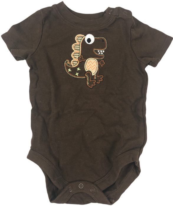 Garanimals Dino Baby One Piece Brown (Size: 6-9M)