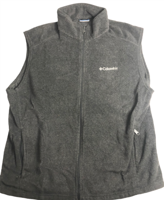 Columbia Steen Mountain Fleece Vest Gray Men's (Size: XL)