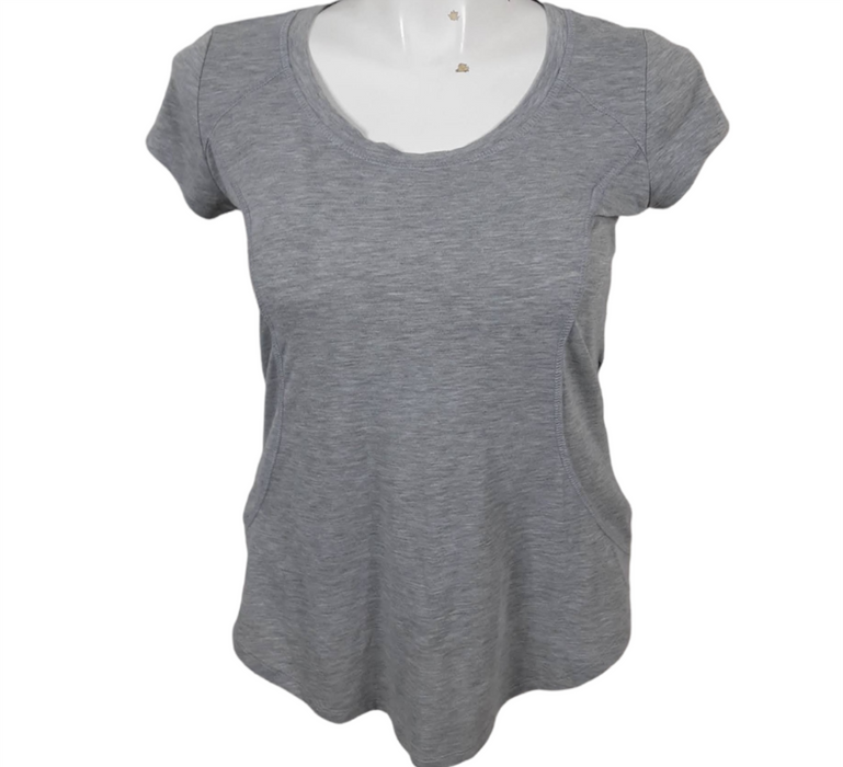 Ambiance Women's Gray Lightweight Top (Size: L)