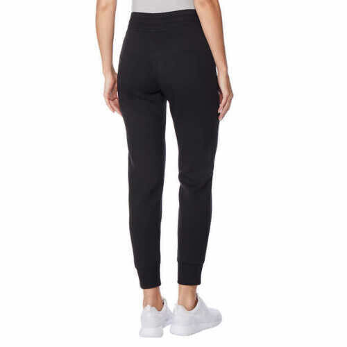 32 Degrees Heat Women's Tech Fleece Jogger Pants Black (Size: X-Large) NWT