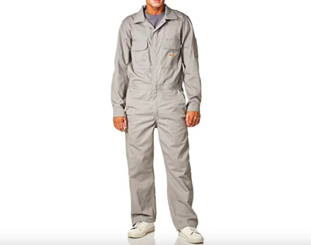 Carhartt Big Men's FR Long Sleeve Twill Coveralls Gray (Size: 4XL Short) NWT