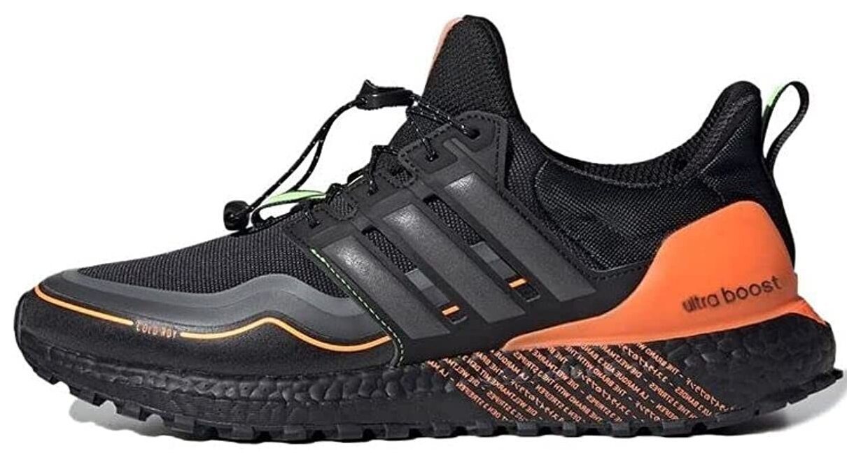 Adidas Ultraboost Cold.Rdy DNA Black Orange Running Shoes Men (Sz: 7.5-8) G54860