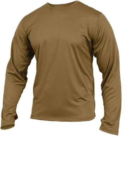 Millken Military Gen III Silk Light Weight UnderWare Tops Brown (Small-Long)