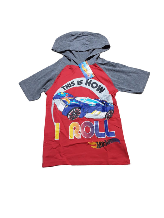 Hot Wheel Kids Graphic Short Sleeve Tee Red (Size: Small)