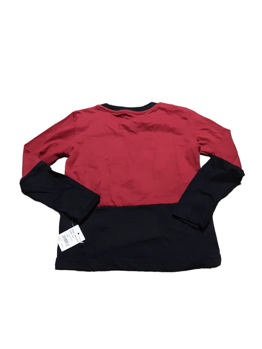 True Religion Boy's CrewNeck Long Sleeve T-Shirt Red/Black (Size: 5) NWT