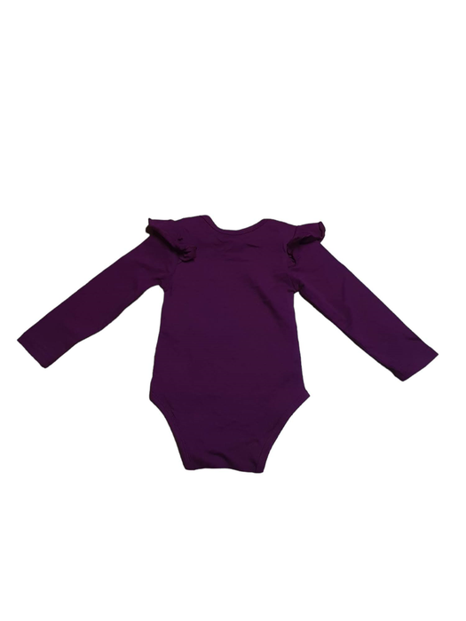 Girls Toddler Long Sleeve One Piece burgundy (Size: 0 - 9M)