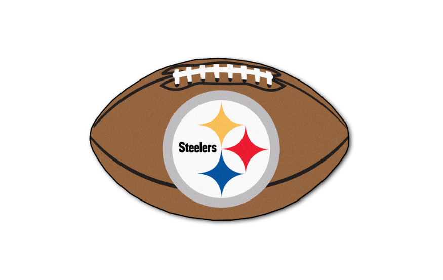 Pittsburgh Steelers NFL Football Rug Brown (31 x 20)