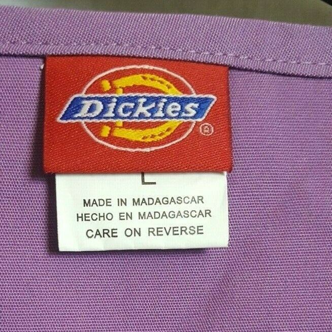 Dickies Women's Scrub V Neck Top Violet Purple (Size: L)