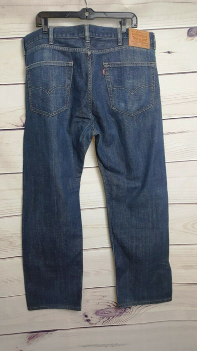 Levi's  505 Regular Fit  Dark Wash Big & Tall (Size 40 x 30)