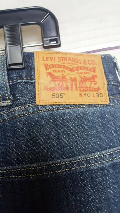 Levi's  505 Regular Fit  Dark Wash Big & Tall (Size 40 x 30)