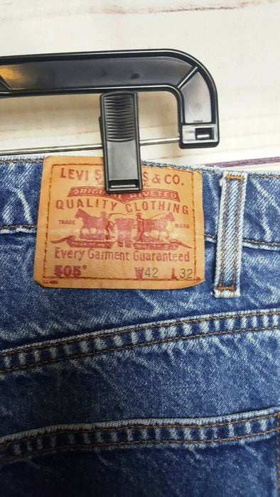 Levi's  505 Regular Fit  Medium Wash Big & Tall (Size 42 x 32)