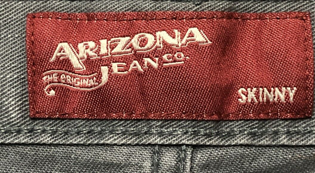 Arizona Skinny Fit Flex 360 Jeans Light Wash Gray (Youth Size: 18R)