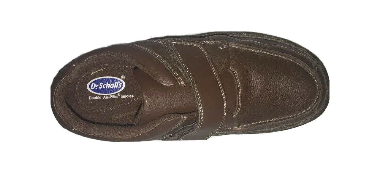 Dr. Scholl's Double Air-Pillo Brown Comfort Shoes Strap-On Men (Size: 12) 42B-4T