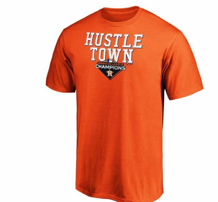 Houston Astros MLB Majestic Hustle Town 2019 Champions Tee's (Sizes: 2XL)