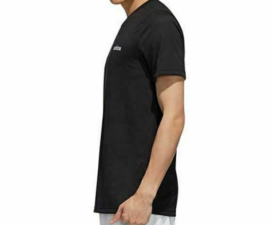 Adidas Feel Ready D2M PL Climalite All Black Tee (Sizes Varies) 124108173