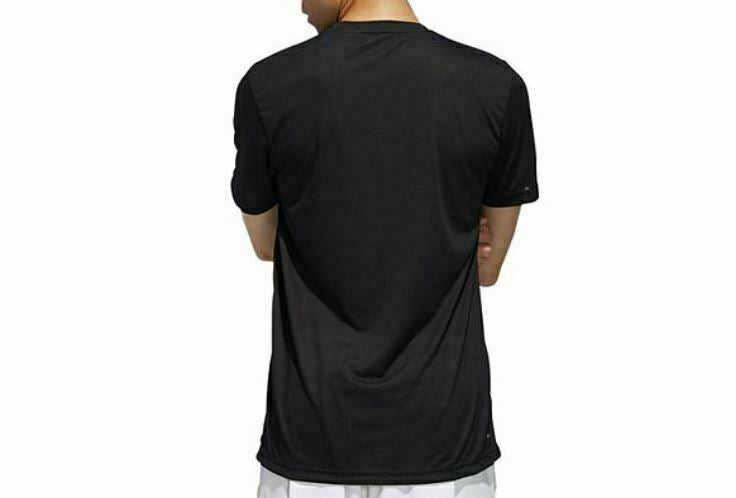 Adidas Feel Ready D2M PL Climalite All Black Tee (Sizes Varies) 124108173