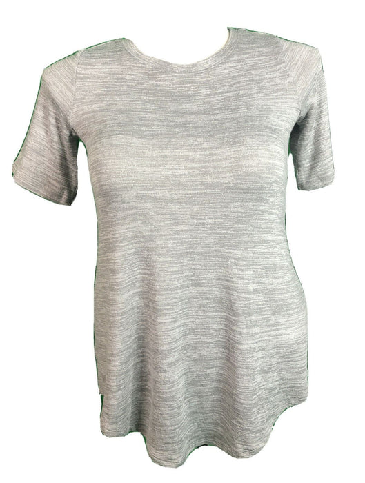 Member's Mark Soft Gray Speckled Short Sleeve Top