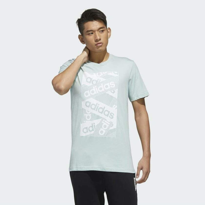 Adidas Men's Logo Laces Tee’s Green Tint (Size: M, XL, 2XL) FM6244