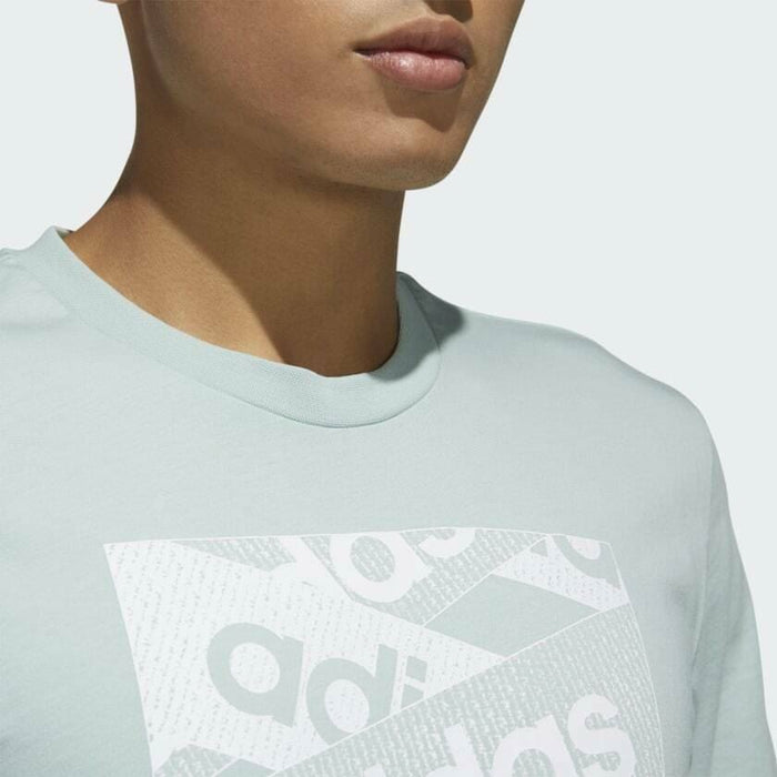 Adidas Men's Logo Laces Tee’s Green Tint (Size: M, XL, 2XL) FM6244