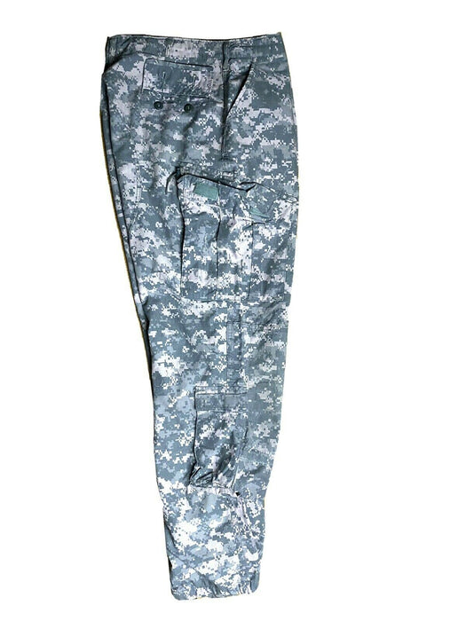 US Military ACU Digital Ripstop Combat Camouflage Trousers (Size: Small-Long)