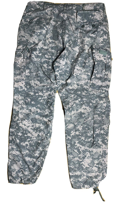 US Military ACU Digital Ripstop Combat Camouflage Trousers (Size: Small-Long)