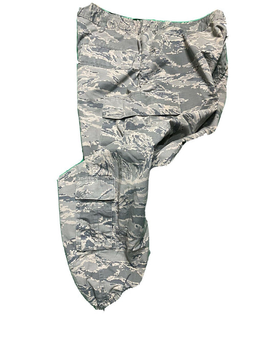 Military ABU Tiger Striped Ripstop Camouflage Elastic Hem Joggers (Sz: 32 X 26)