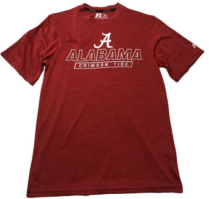 Alabama Crimson Tide NCAA Men's Athletic Polyester Logo Tee (Size: S) New!