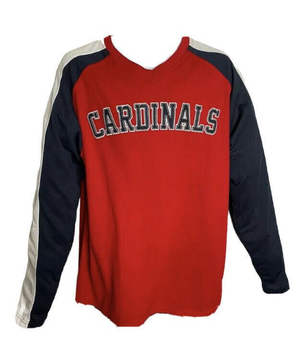 St. Louis Cardinals MLB Men's V-Neck Long Sleeve Jersey (Size: Large)