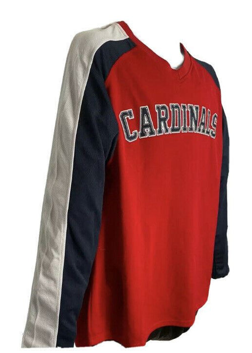 St. Louis Cardinals MLB Men's V-Neck Long Sleeve Jersey (Size: Large)